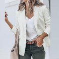 thumbnail image 4 of Tflycq Chaquetas de Negocios de Manga Larga para Mujer Chaqueta de Rebeca de Trabajo Informal Blazers con Cuello Chal, 4 of 5