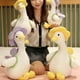 thumbnail image 4 of Ounissouiy Juguete con relleno de animales, muñeco de pato con flores sentadas, adorno para niños, silla de dormitorio, sofá, decoración Animales de peluche y juguetes de peluche Oro 35cm0.16kg, 4 of 6
