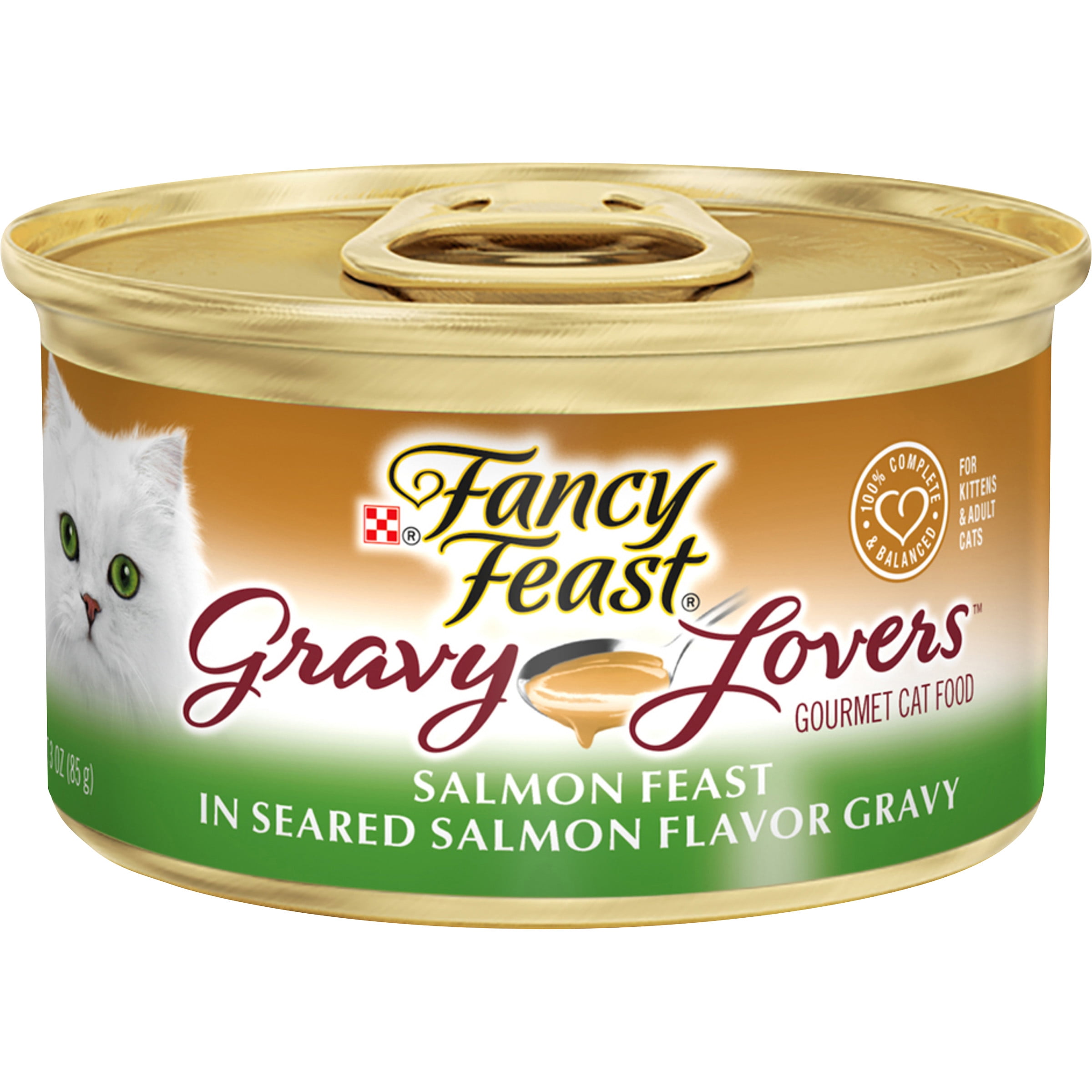 Fancy Feast Gravy Lovers Salmon, Wet Cat Food, 3 oz Can