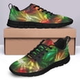 thumbnail image 4 of Marijuana Leaf Shoes for Men Women Running Sneakers Breathable Casual Sport Tennis Shoes Gift for Him Her Black Size 11.5, 4 of 5