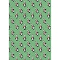 thumbnail image 1 of Ahgly Company Indoor Rectangle Patterned Green Novelty Area Rugs, 2' x 4', 1 of 6