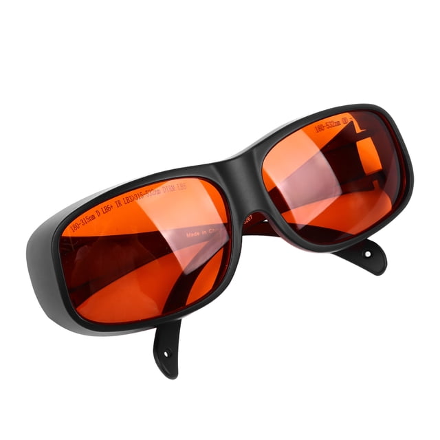 Gafas De Seguridad Violetas, 532 Nm OD5+ Gafas De Seguridad Para Cosmetología Profesional 55% Luz De Transmitancia De Luz Multifunción Para Salón De Belleza