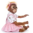 thumbnail image 4 of Orangután bebé bebé ZIYIUI Reborn Doll con forma de mono realista, 52 cm, 4 of 7