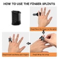 thumbnail image 3 of 2 Pcs Pinky Finger Splint Finger Splint, Finger Support - Finger Straightener - Finger Brace Splint For Straighten Broken Bent Finger & Arthritis Pain, 3 of 5