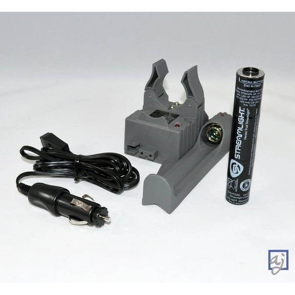 STREAMLIGHT Stinger PiggyBack Smart Charger with Battery and DC Car Adapter (75277 22051-BUNDLE)