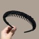 thumbnail image 1 of Diadema de estilo con dientes antideslizantes, para lavarse la cara, para uso exterior, versátil, para celebridades de Internet, para adultos, con horquilla para el pelo aplastado, tocado, paquete de, 1 of 6