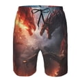thumbnail image 3 of Fotbe Fire Sky Dragon Trajes de Baño Estampados para Hombre, Shorts de Verano de Secado Rápido, Ropa de Playa, Bañadores-XX-Large, 3 of 6