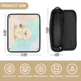 thumbnail image 3 of Hair Tools Storage with Heat Resistant Mat- Teddy Bear Printed Curling Iron Travel Bag/Flat Iron Case for Women, 3 of 8