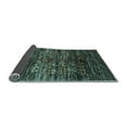 thumbnail image 2 of Ahgly Company Indoor Round Abstract Light Blue Contemporary Area Rugs, 6' Round, 2 of 4