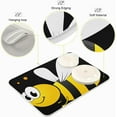 thumbnail image 4 of SKYSONIC Absorbent Dish Drying Mat Bee Kitchen Counter Mat Protector,Reversible,Extra Large 24 x 18 Inches, 4 of 7