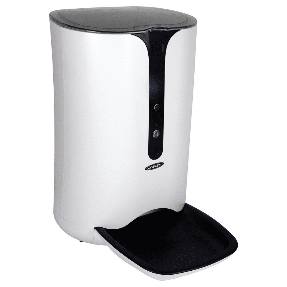 Lentek Smart Programmable Pet Food Dispenser with Camera, 200 oz