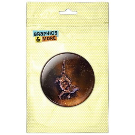

Bearded Dragon Tan Reptile Refrigerator Button Magnet