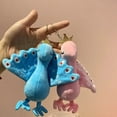thumbnail image 3 of POINTERTECK Key Chain Funny Comfortable Touch Decoration Ultra Soft Cartoon Plush Colorful Peacock Backpack Pendant Birthday Gift, 3 of 10