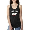 thumbnail image 1 of "Mom's Favorite - Women's Racerback Tank Top, up to Women Size 2XL - Fresno", 1 of 5