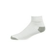 thumbnail image 2 of 12 Pairs Quarter Socks Crew Cotton Unisex Athletic Sports Workout Running Comfort Cozy Sweat-absorbing Anti-Slip Comfy Compress Soccer Value Pack, 2 of 2