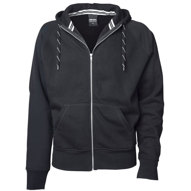 Tee Jays Mens Full Zip Hooded Sweatshirt