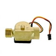thumbnail image 1 of 1/2" Water Flow Sensor Brass 1.75MPa Hall Sensor Turbine Pulse Flowmeter DC5~18V Used For Water Heaters Water Dispensers ,Durable Build, 1 of 6