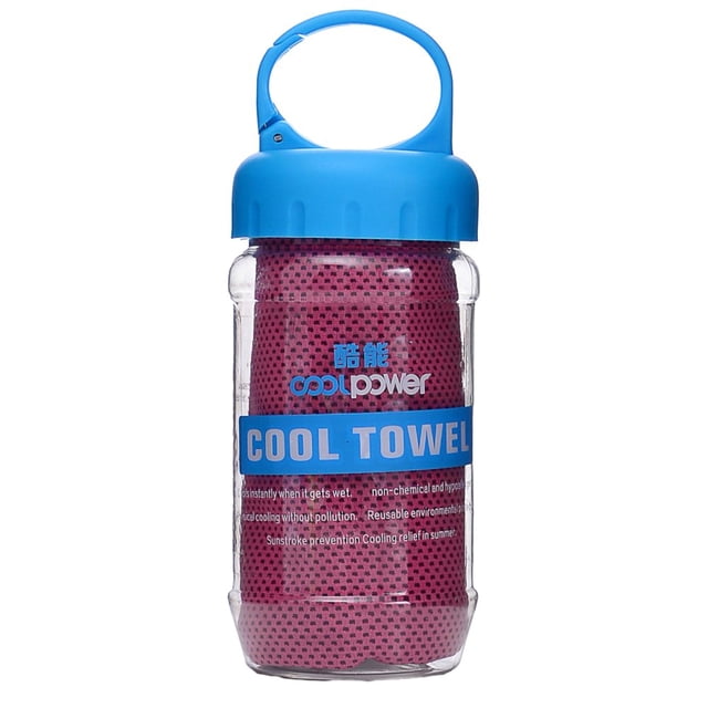Chillmax Serviette Rafraîchissante Absorbante pour Sports Yoga Entraînements Reste Rafraîchie Instantanément