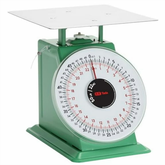 50lb Heavy Duty Mechanical Dial Kitchen and Food Scale with Stainless Steel Platform