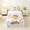 White Yellow, variant on Feelyou Baseball Ice Cream Drip Twin Sheets for Girls, Pink Love Heart Lines Bedding, 3pcs, 1 Flat Sheet, 1 Fitted Sheet and 1 Pillowcase