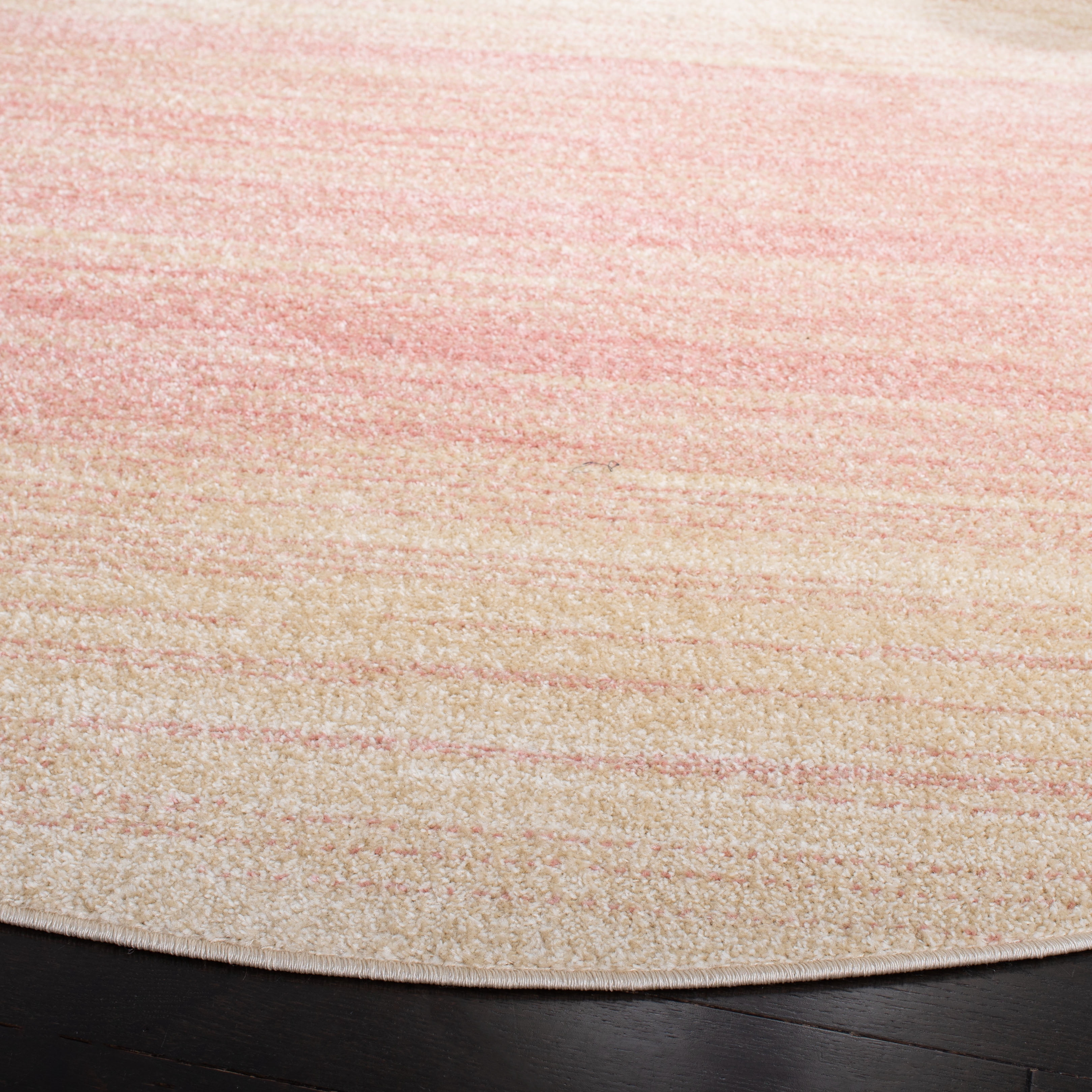 SAFAVIEH Adirondack Maris Abstract Area Rug, Pink/Ivory, 8' x 8' Round