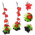 thumbnail image 4 of 2Pcs Sashimi Tray Decor Ice Tray Flower Decor Fake Blossom Decor Ice Food Tray Flower, 4 of 4