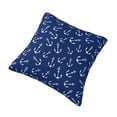 thumbnail image 2 of Rateoe Nautical Anchors Pattern Throw Pillow Cover Premium Pillow Stuffer Sham Square for Decorative Cushion Bed Couch Sofa(Pillow insert not included), 2 of 8