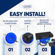 Juke Audio Juke-8 8 Zone Multi-Room Audio Amplifier with Airplay 2, Spotify Connect, DLNA