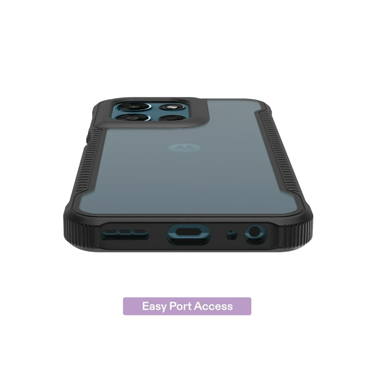 Onn Dual-Layer Phone Case for Motorola moto g Play (2026) - Black/Clear Onn Dual-Layer Phone Case for Motorola moto g Play (2026) - Black/Clear