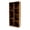 Rustic Brown, variant on Mifurn 3 Cube Storage Organizer, White 3-Tier Bookshelf with Closed Back Panel, Wooden Bookcase for Living Room Bedroom Office
