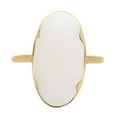 thumbnail image 4 of 18K Gold Over Brass Natural White Opal Ring s.7 Jewelry RM-1747 TGR1014_C_7, 4 of 6