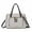 White Grey Combo, variant on MKF Collection Elise Women’s Satchel Bag, Vegan Leather Large Handbag Purse by Mia K. -White/Grey