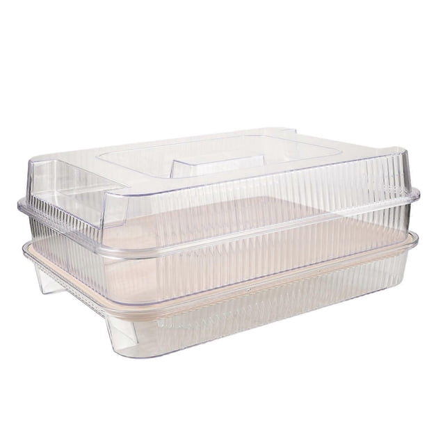 Chilled Serving Tray Ice Box for Storage with Multiple Compartments Plastic