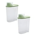 thumbnail image 1 of Oleegame 2PC Produce Storage 2.5L Kitchen Multi Grain Storage Tank Food Dry Goods Storage Box Plastic Sealed Tank Green, 1 of 9