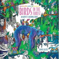 Zendoodle Coloring Presents: Birds in the Forest, Book 1, (Paperback)
