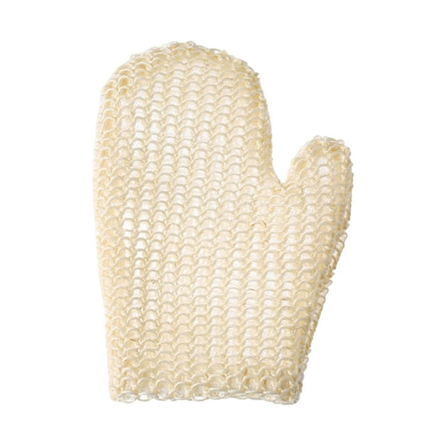 de baño de sisal, lavable, reutilizable, multifunción, esponja de baño, herramienta de limpieza corporal portátil, guantes de ducha para baño, Baoblaze Guantes de ducha