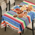thumbnail image 4 of Manta Tejida Multifuncional, Mantel De Algodón Y Tapete De Picnic, 130 X 170 Cm, 180 X 150 Cm, 215 X 150 Cm, Suave Y Liviana Para Facilitar La Limpieza Y Los Viajes.,Vsgery, 4 of 7