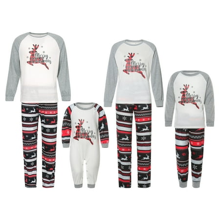 

Christmas Pajamas for Family Onesies Zipper Jumpsuit with Hood Sleepwear Family Matching Christmas Pajamas Set