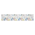 thumbnail image 2 of MKHERT Watercolor Spring Tulip Flowers Pink Freesia and Blue Iris Table Runner Home Decor for Home Kitchen Wedding Party Banquet Decoration 16x72 Inch, 2 of 2