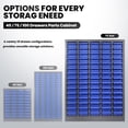 thumbnail image 3 of 75 Drawer Parts Cabinet,75 Slot Parts Cabinet With 165 Lbs Capacity,ABS Plastic Drawers And Iron Frame With Labels,Tool Storage Cabinet For Garage Or Workshop,Blue, 3 of 7