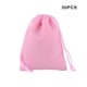 thumbnail image 5 of Bewildely 50 bolsas de regalo de Terciopelo rosa 13*18 para joyería y regalos, 5 of 6