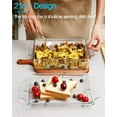 thumbnail image 3 of CozyNestFinds 8 x 9.5 Inches Rectangular Glass Casserole Dish With Glass Lid 2 Quart Glass Bakeware Glass Microwave Casserole Dish Glass Baking Dish with Lid, 3 of 16