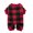 L, variant on TELOLY Dog Clothes,Timeless Plaid Design Dog Sweatshirt,Four-Leg Design Stylish and Practical Dog Clothes for Small Dogs,White,M