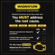 MagnaFlow Conv 2.50 OEM Fits Fits 1998-2018 NISSAN ALTIMA, 1999-2016 CHEVROLET SILVERADO, 5 lb