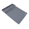 thumbnail image 1 of Silicone Grill Pad, Silicone Griddle Tools Mat Anti Scratch Heat Proof Anti Slip Easy To Clean Multi Functional  for Cooking Orange,Grey, 1 of 7