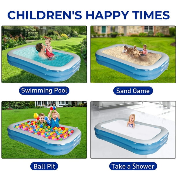 Swimming Pools for Gardens, Fast Set Family Swimming Pool, Kids