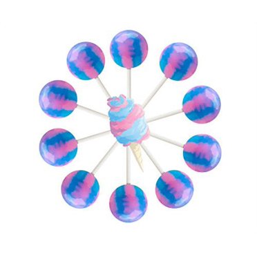 Jumbo Swirl Lollipops, 6 Piece Suckers Pack, Big Fun for Kids, Carnival ...