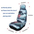 thumbnail image 6 of Haiem Lighthouse in a Stormy Sea Printed Car Seat Covers Set of 2, Universal Fit Car Seat Covers,Protective Seat Covers,Comfortable Car Seat Covers, Easy Installation Seat Covers, Vehicle Seat Covers, 6 of 9