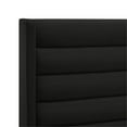 thumbnail image 6 of Posh Living Kaeson Upholstered Velvet & Wood Full Platform Bed in Black, 6 of 8