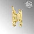 thumbnail image 2 of Renovators Supply Brass Window Sash Lock 2.5 in Lacquered Finish Heavy Duty Window Locks w/Screws, 2 of 7